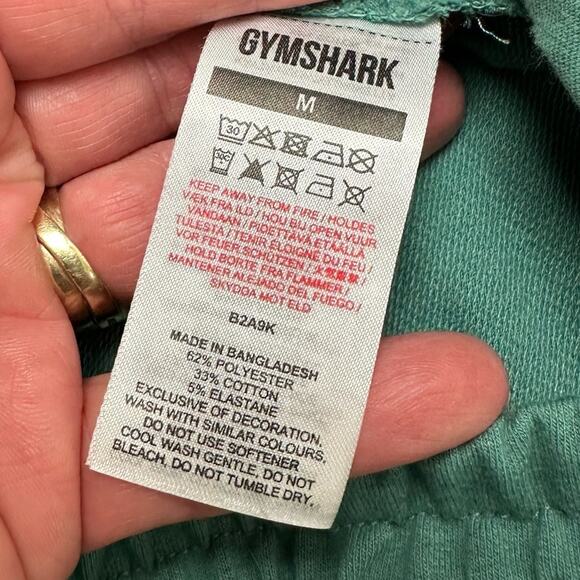 Gymshark Womens Athletic Joggers Teal Size Medium - Picture 4 of 4
